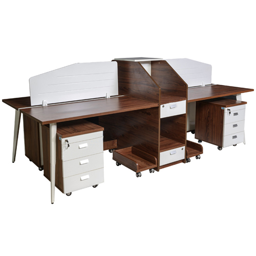 Module bàn làm việc 4 chỗ Hòa Phát